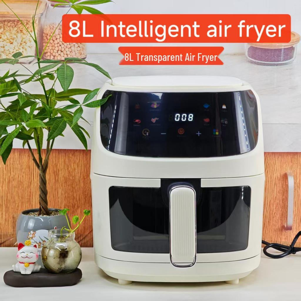 15L Multifunctional Smart Air Fryer Oven with Touchscreen – Large Capacity Electric French Fry Machine.