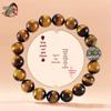 Tiger's Eye Wealth Bracelet: A+ Grade Stone for Luck, Culture, and Creativity.