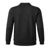 Men's Long Sleeve Jacquard Polo Shirt Half Zipper Collar Knit Sweater Pullover Casual Pullover Top