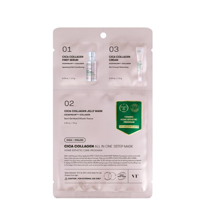 Cica Collagen All In One 3Step Mask Set (5 masks)