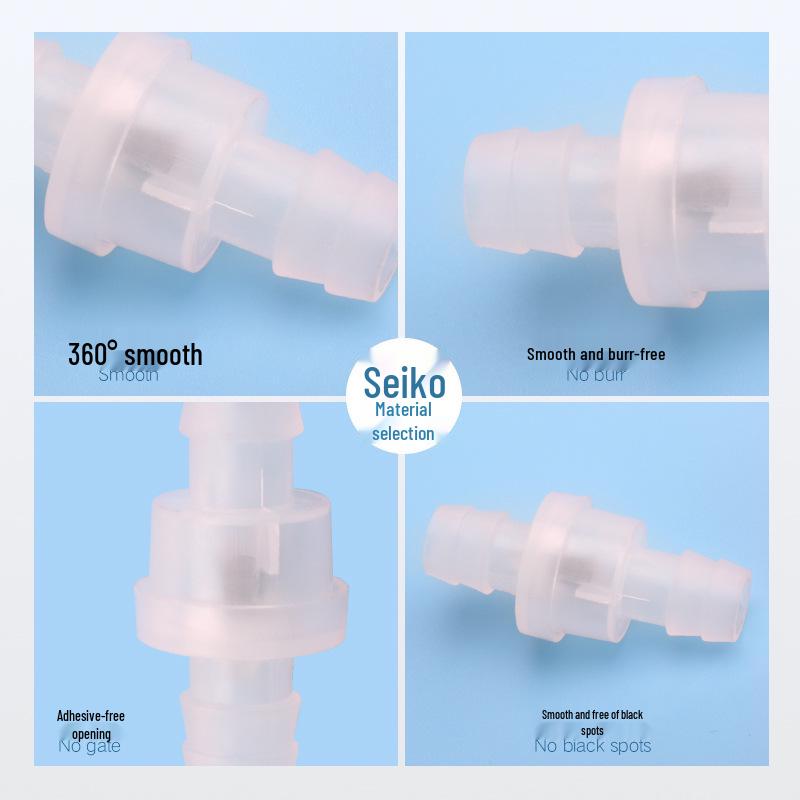 Innovator Mini One-Way Check Valve: Ozone & Oil Resistant, Prevents Backflow, Water-Stop Plastic Valve.