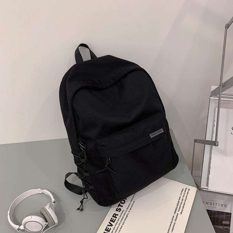 Men s new college students and women s large-capacity backpacks Casual backpacks School bags Travel backpacks чёрный