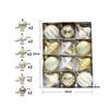 12 Pcs 2.4 Inch Christmas Ball Ornaments for Tree,Red and Green Glittering Hanging Bulbs Pendants for Christmas Tree Decorations