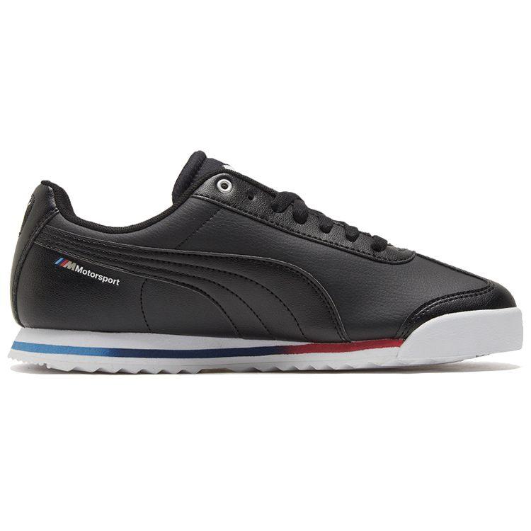 PUMA Bmw Mms Roma Low Top Running Shoes Black/White 306638-01