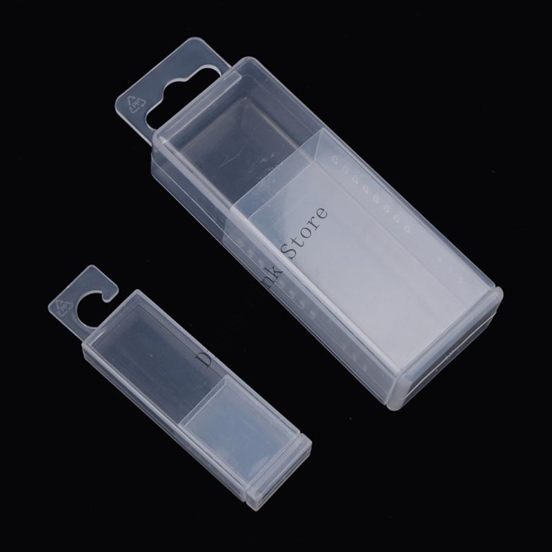 Q1FD Portable Transparent Twist Drill Bit Storage Case with Flexible Size Adjustment