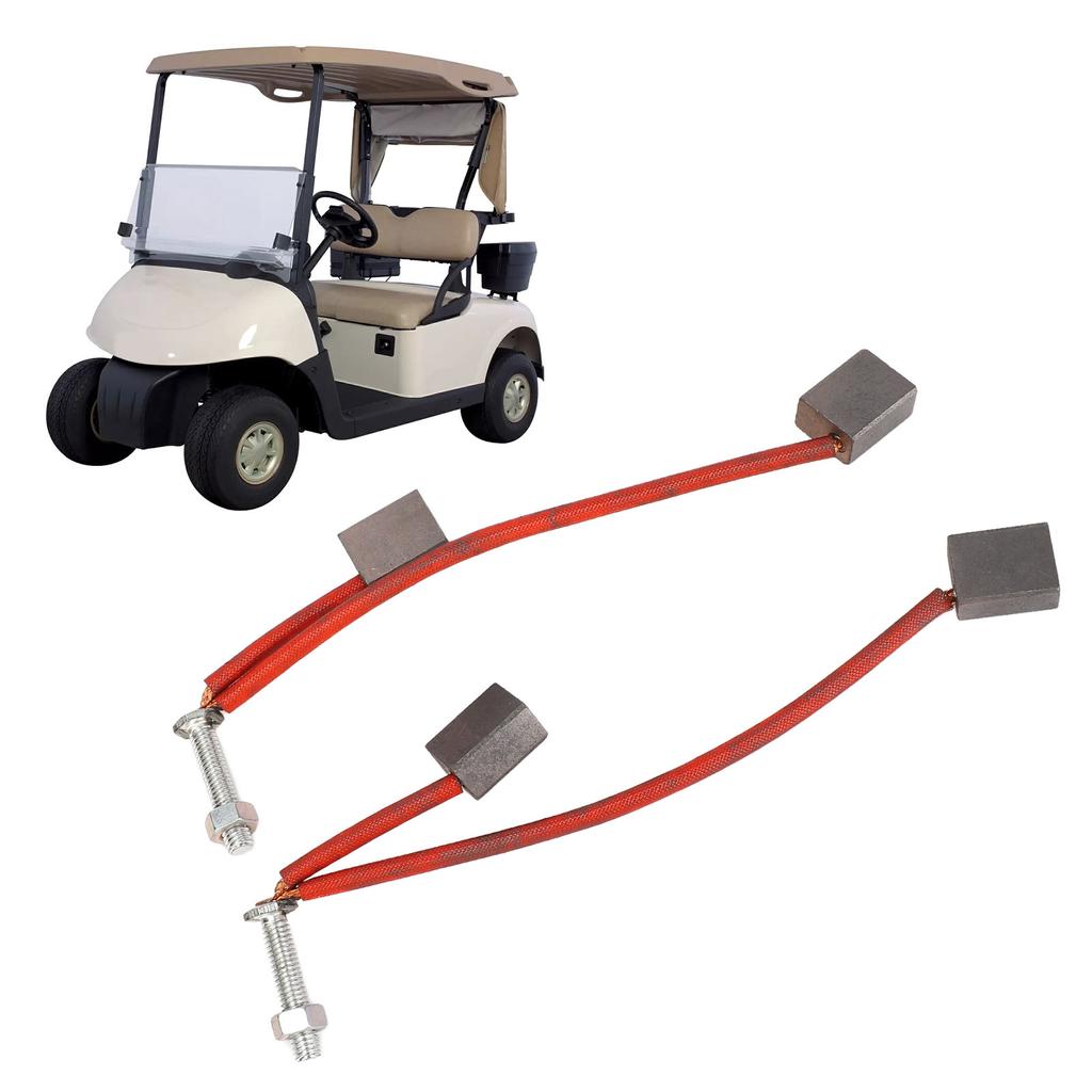 2pcs Starter Brush Set 103347301 High Performance Generator Brush Replacement for EZGO Club Car