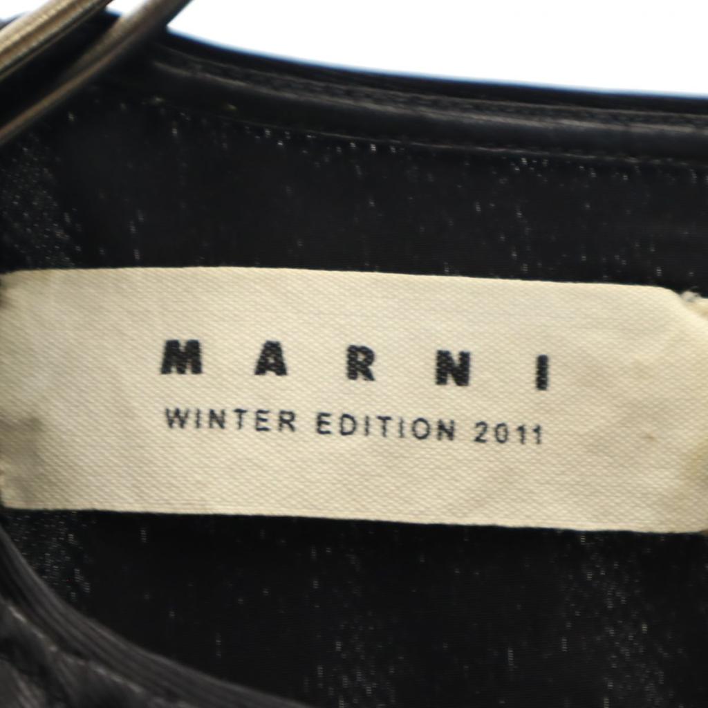Marni Long Sleeve Long Dress 42 Black Series Women Used
