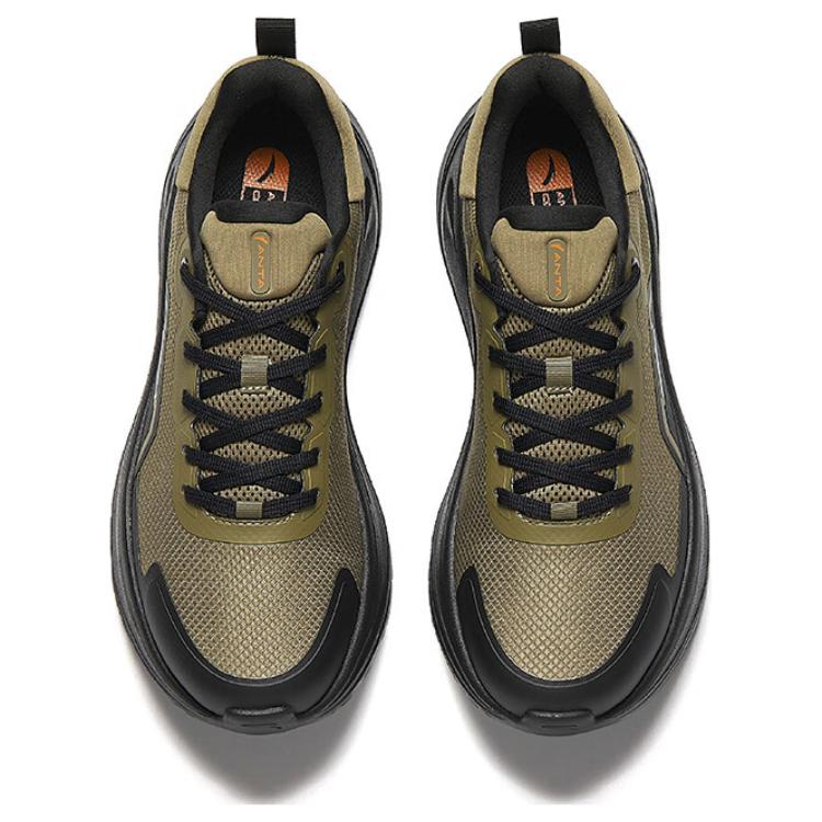 Anta Le Dao Comfortable Versatile Non-Slip Wear-Resistant Shock Absorbing Low-Top Training Shoes Men sneaker Green Black 112517719-5