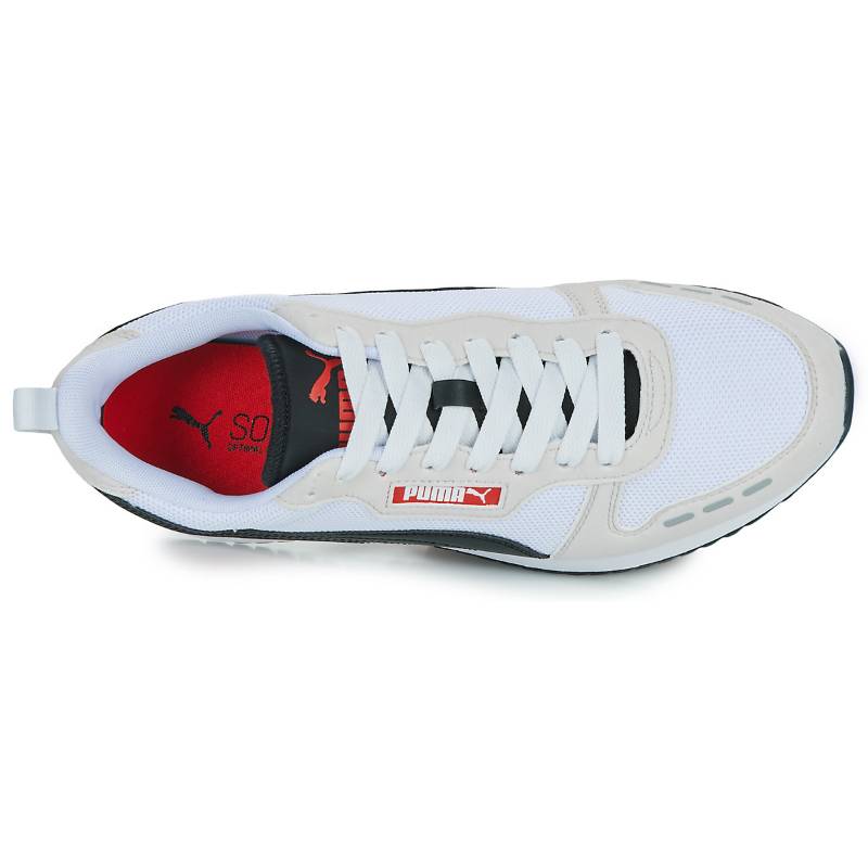 Puma R78 Men White Black Red 393910-05