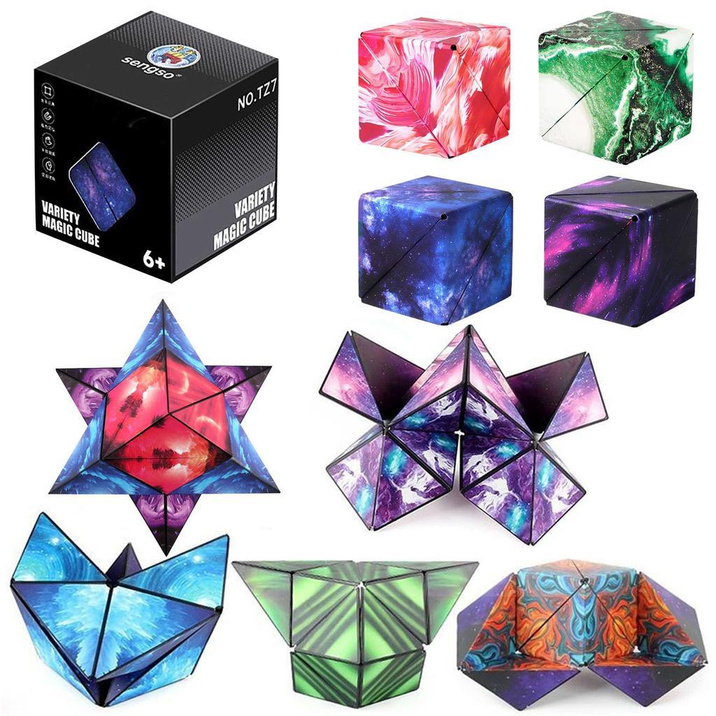 3D Magnetic MagicCube 72 Shapes Variety Geometric Block Puzzle