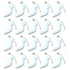 Pack Of 20 High Heel Shoe Charm Stainless Steel Jewelry Making Supplies For Crafting Handmade Accessories And Keychains