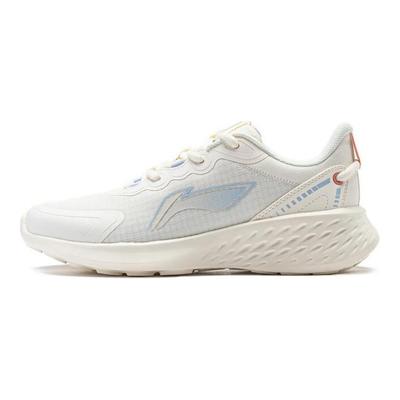 Li Ning Breathable Low Top Running Shoes Women's Ecru ARST048-3