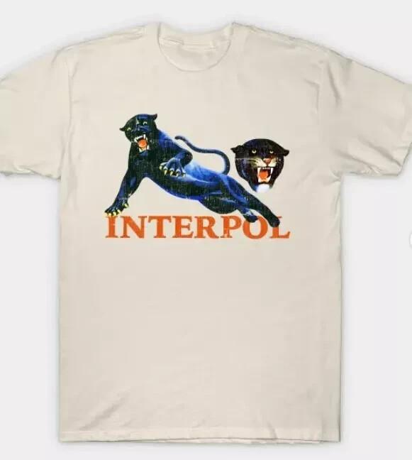 Retro Interpol band t-shirt gift for rock fan men women shirt L