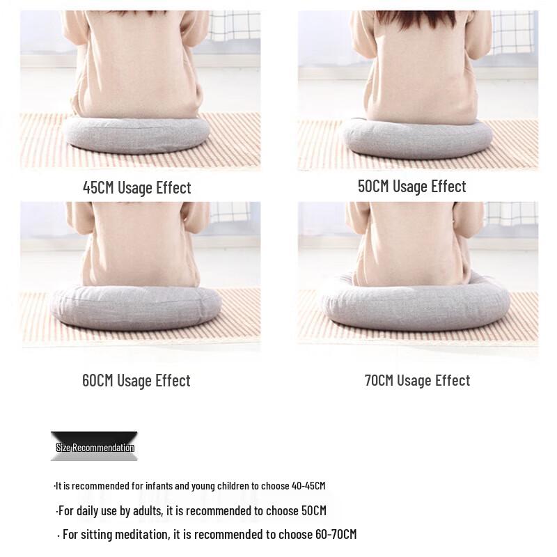 Linen Meditation & Office Seat Cushion