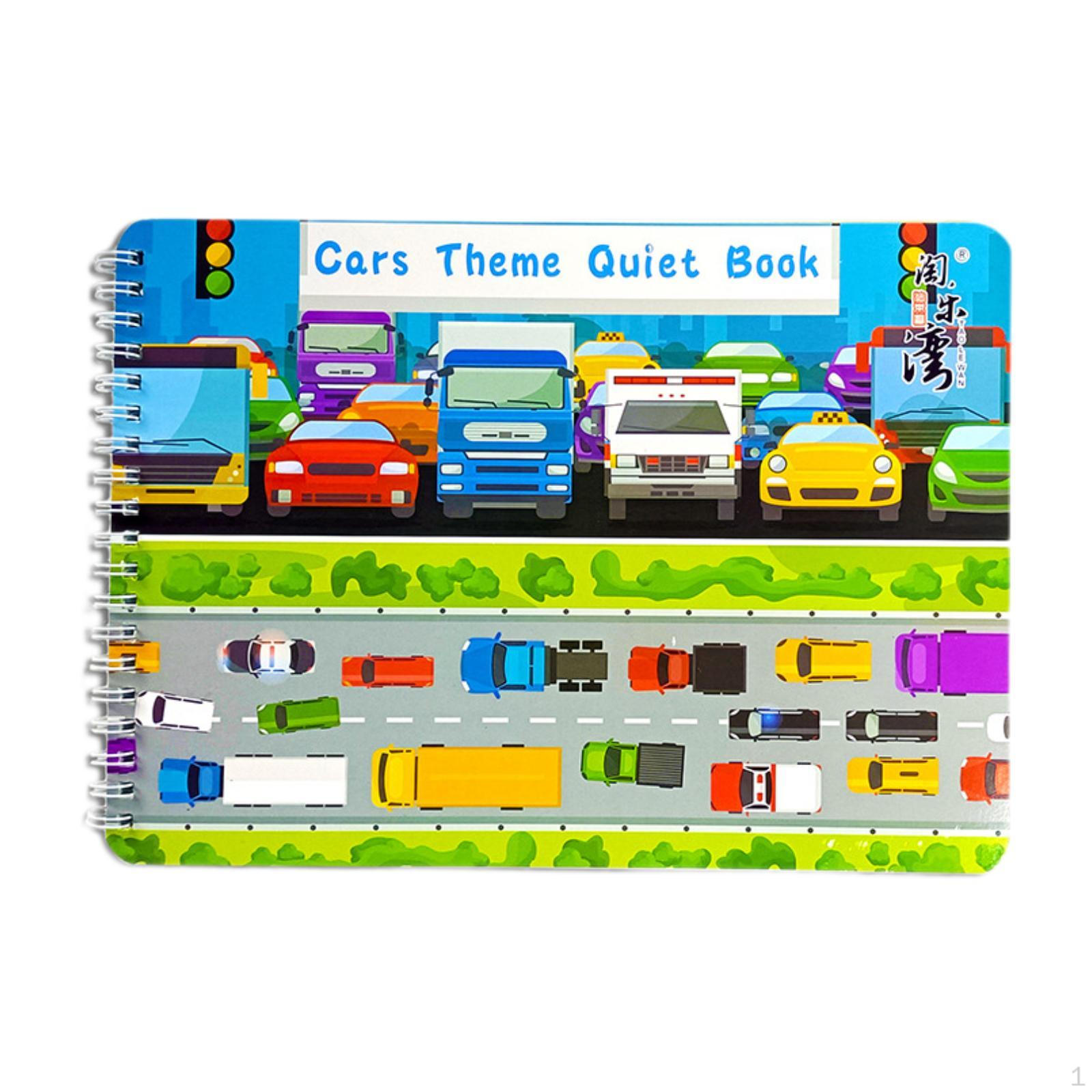 

Интерактивная книга наклеек для дошкольников, увлекательный обучающий ресурс для детей Car