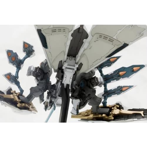 Kotobukiya Ikaruga Hitekkai Silver White, Total Length Approximately 155mm, 1/144 Scale Plastic Model