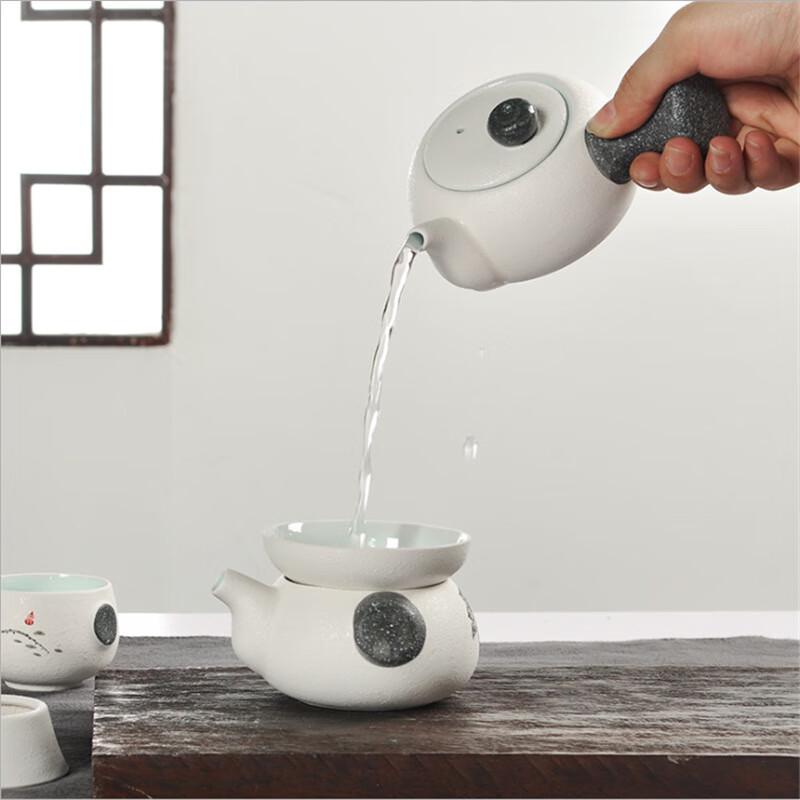 Xiaoyueya Ceramic Kung Fu Tea Set