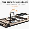 For Motorola Moto G Stylus 5G (2024) Case Ring Kickstand PC+TPU Phone Protector with Slide Camera Cover