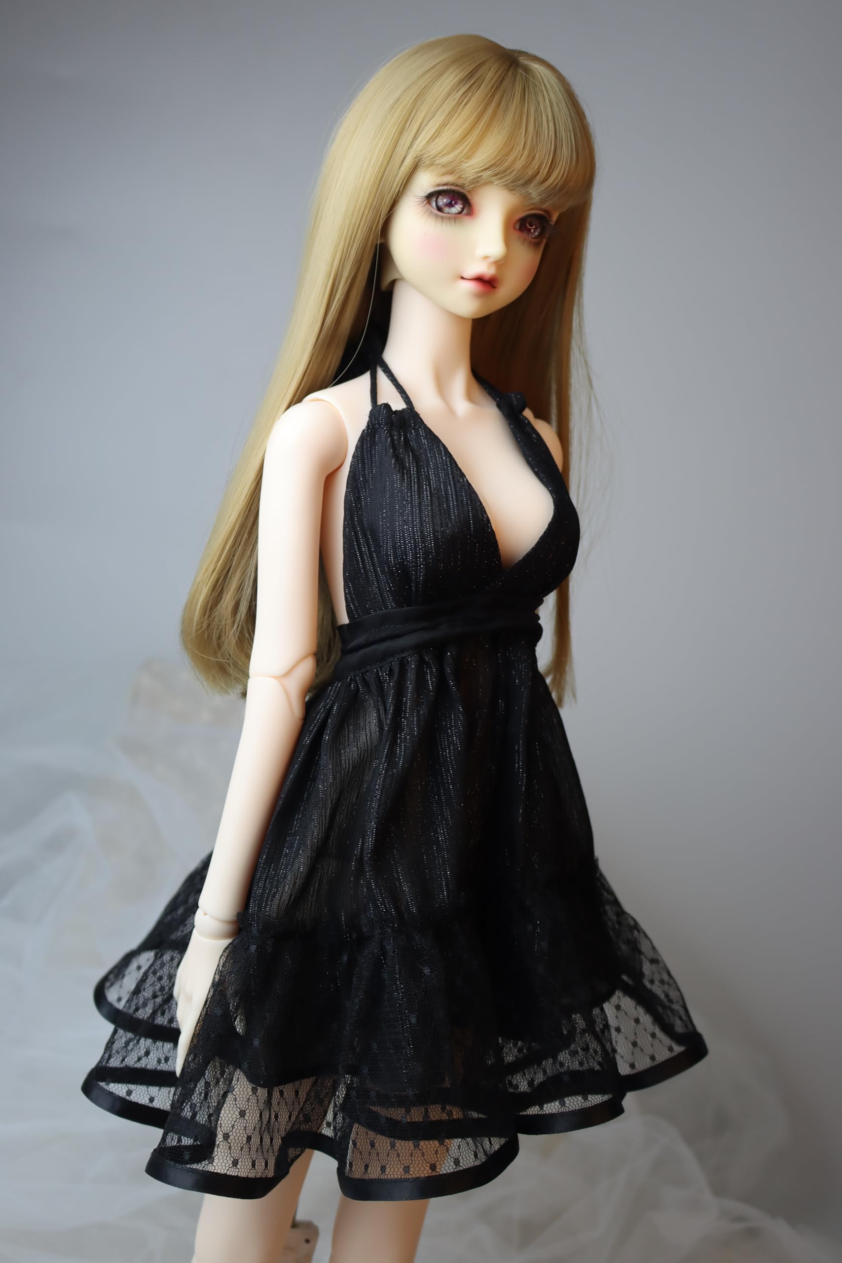 

HAMRETHYPPZ BJD Одежда BJD Одежда bjd кукла Черный Шифон Сексуальный Один Сексуальный Сексуальный Костюм и Тело Не Черный 1/3 1/4 1/6 Детский Комплект, Детская Юбка, чёрный