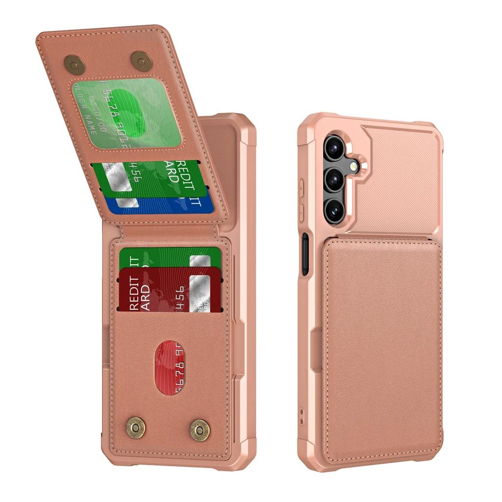 For Samsung Galaxy S25 S24 S23 S22 S21 Ultra Plus FE A56 A36 A26 A55 A35 A54 A34 Wallet Case with Card Holder Slot Phone Cover