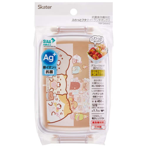 Skater Bento Box, 450ml, Sumikkogurashi Sweets Shop, Children's, Antibacterial, for Girls, Made In Japan, RBF3ANAG-A