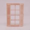8 Grid Realistic Dollhouses Window Shutters Scene Room Accessory Handmade Wooden Shutter 1/12 Scale Miniature Furniture