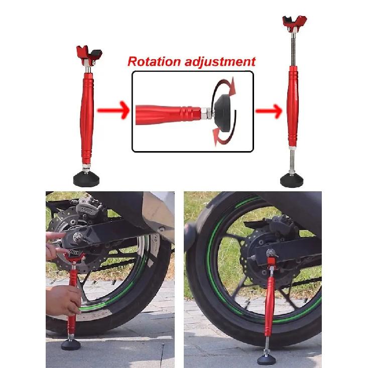 Motorcycle Support Side Wheel Stand Frame Balancer Lift With Brake Lock Hook Universal For KTM Yamaha Honda Suzuki Motocross