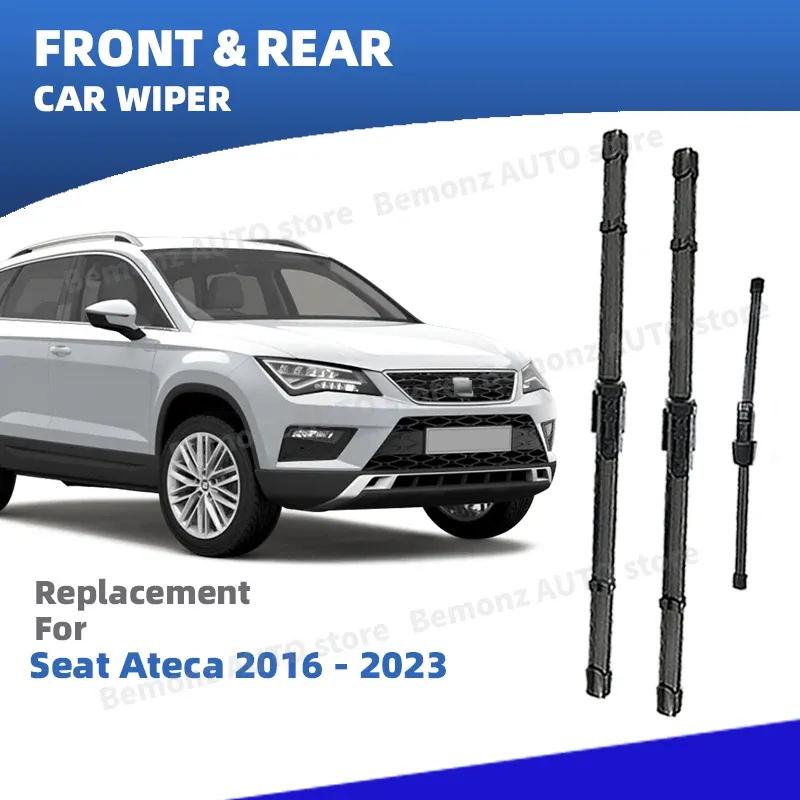 LHD Front Rear Windshield Wiper Blades For Seat Ateca 2016 2017 2018 2019 2020 2021 2022 2023 Windscreen Accessories 26"18"11"