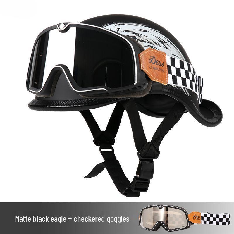 G3F Retro Japanischer Aufgebogener Heckhelm: Herren- & Damen-Cruiser-Helm für Radfahrer