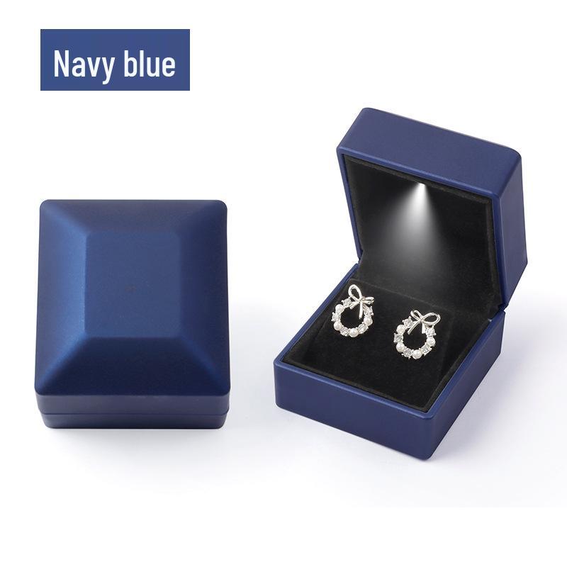 Seamless LED Jewelry Gift Box for Rings, Bracelets, and Necklaces with Light