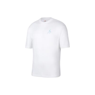Logo Print Lässiges Rundhals-Kurzarm-T-Shirt Herren Oberteile Weiß DZ4055-100