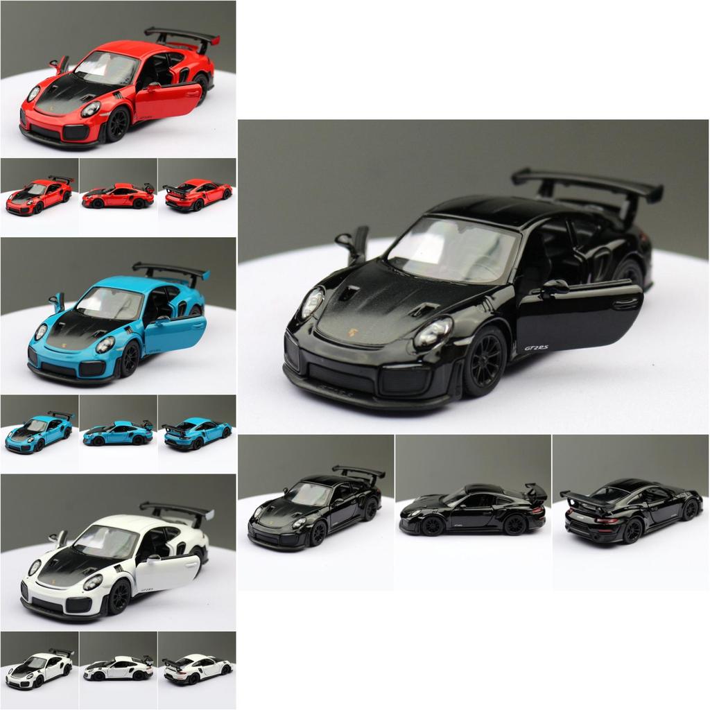 Porsche 911 Gt2 Alloy Car Model With Inertia Control For Collectors