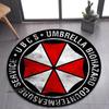 R-Resident Evil Umbrella Printed Round Carpet Living Room Bedroom Beautiful Carpet Non -slip Door Pad Floor Mats Birthday Gift