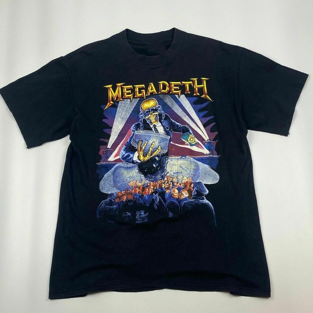 Megadeth Rust In Peace Shirt Short Sleeve Black All size S-234XL T Shirt