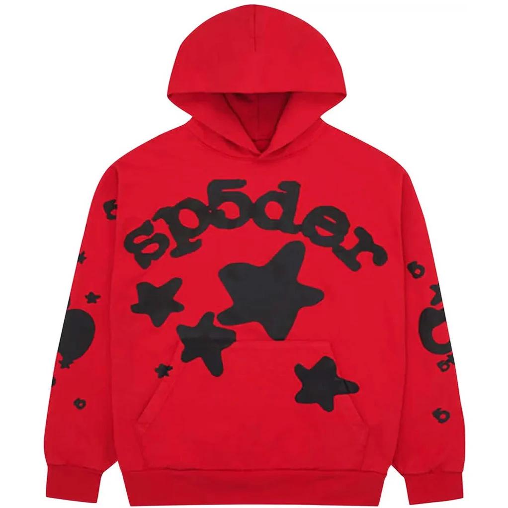 American SP5DER Spider Web Hoodie & Young Thub Trousers Sports Set for Men & Women