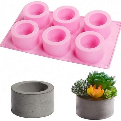 3D Silikon Kalıp 6 Gözlü Puding Cupcake Sanatı Kek Kalıbı Pişirme Pasta Mus Çikolata Aletleri s