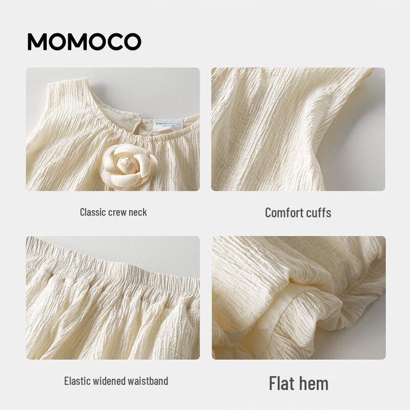 MOMOCO Girls' Sweet Two-Piece Summer Outfit