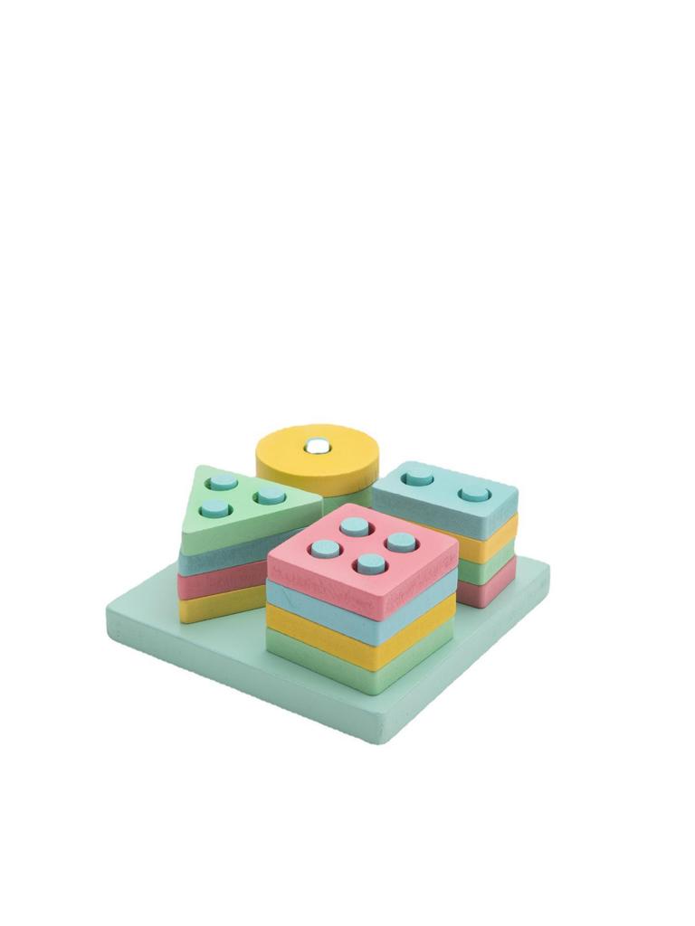 Early Childhood Development Toy Set: Beaded Blocks, Knock Piano, Twist Worm - Ideal Gift for Babies and Toddlers