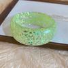2026 Trendy Dopamine Colored Resin Round Bracelet For Fashion Summer Women Charm Personalized Retro Jewelry Accessories
