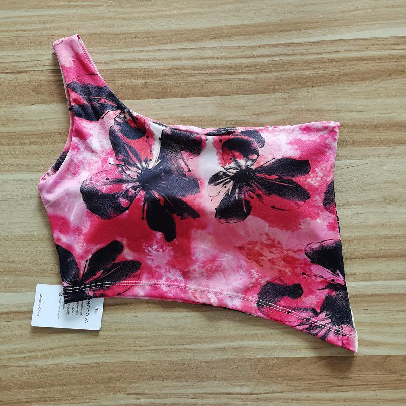 Women's Cross-Border Fashion Yoga Vest with Chest Pad Sports Bra