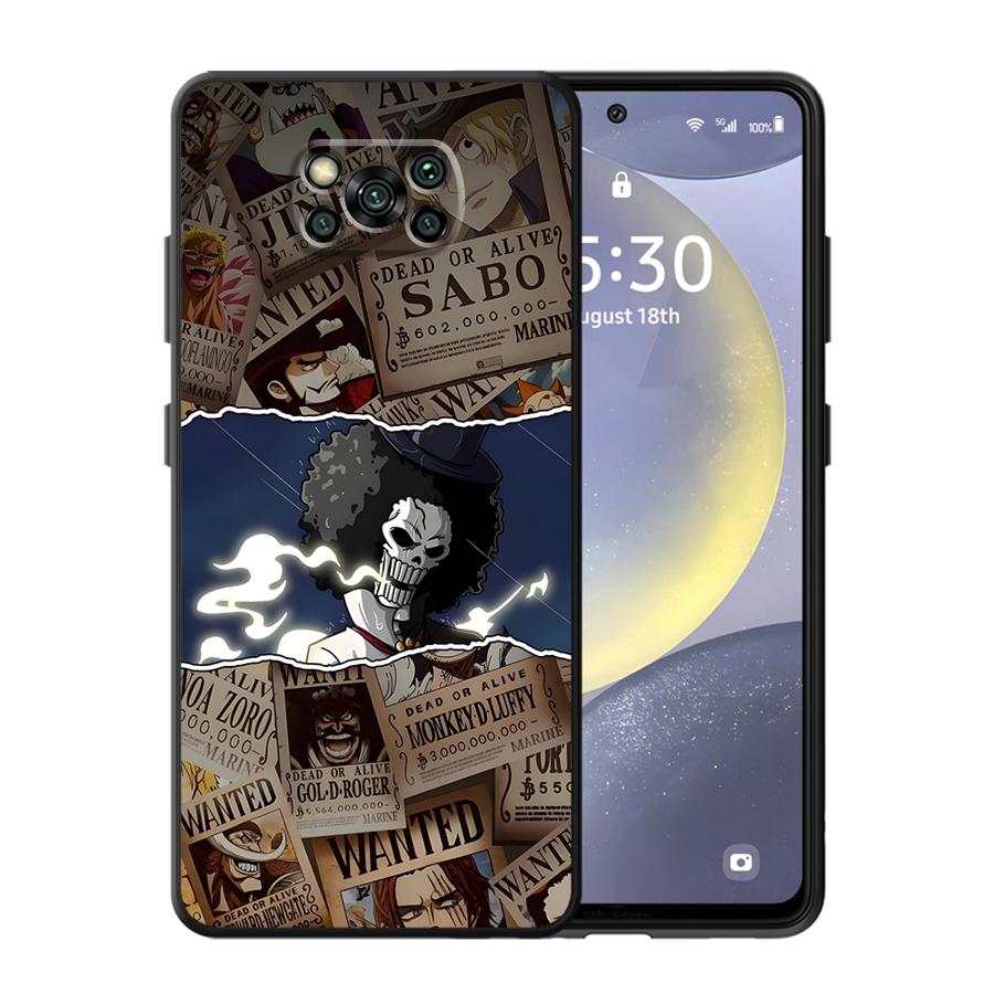 

Постер One Piece БРУК Мягкий чехол для телефона для Xiaomi Poco C75 X4 Pro M5s M7 M3 M4 Pro C51 C61 X5 X3 NFC F3 F7 X7 C71 C40 C50 Poco x7 pro