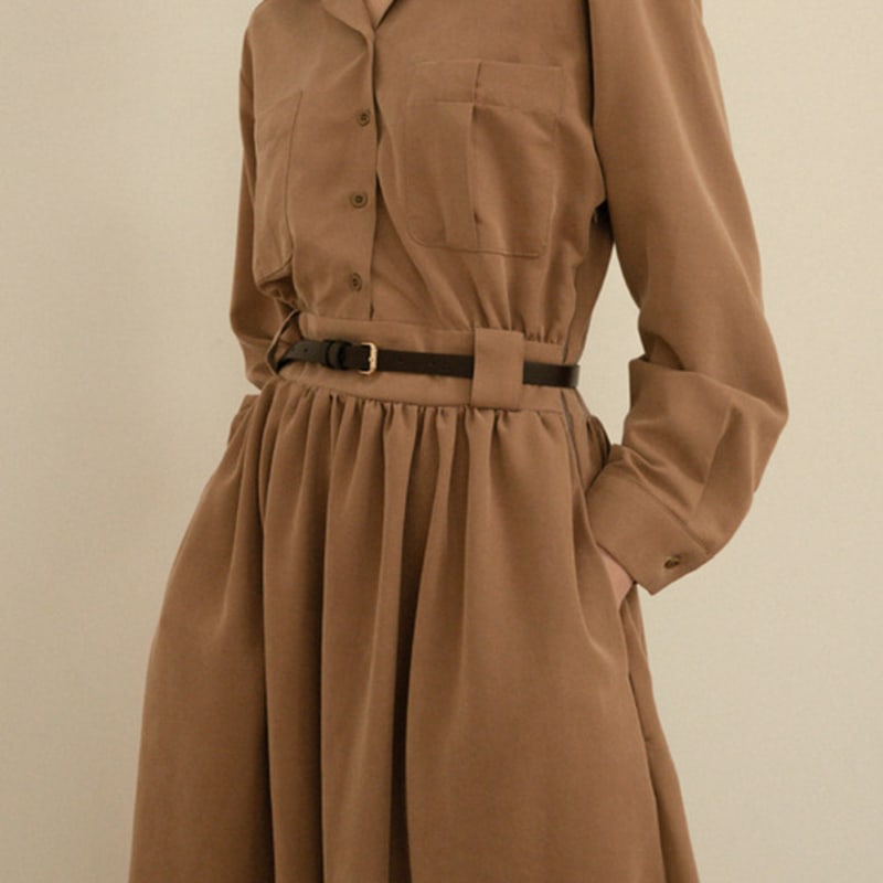 

Льеж Пояс с двумя кольцами BROWN