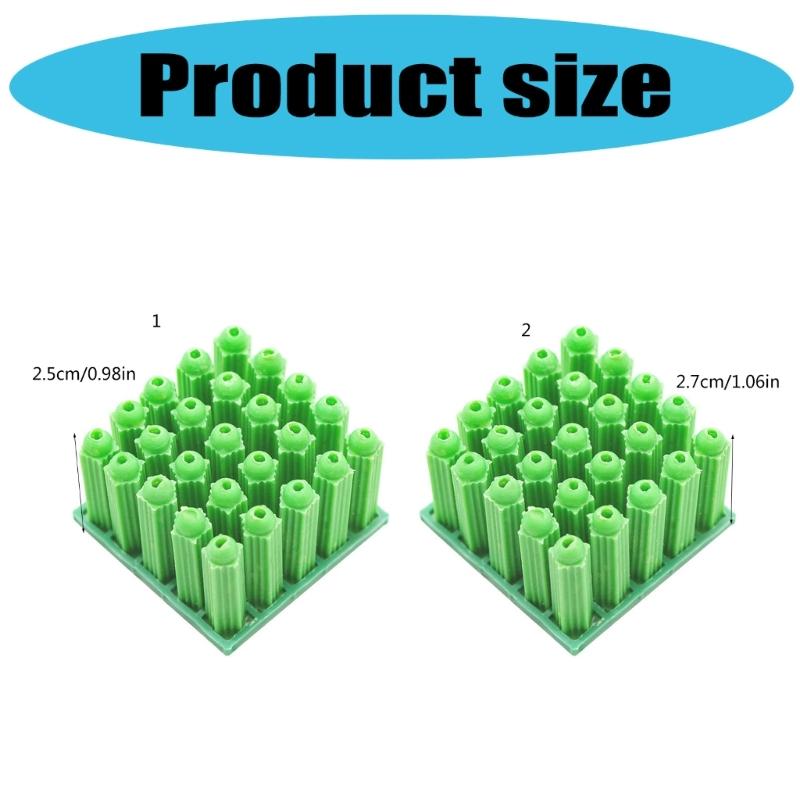  100pcs Green Nylon Expansion Plugs For High Load Bearing Wall Mount DIY Projects