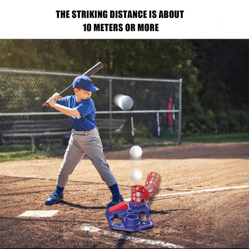 Non-Toxic Baseball Game 3 In 1 Catapult Launcher Adjustable Height Train Children Parent-Child Interactive Outdoor Sport Toy For Children Gift