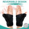 Adjustable Movement Recovery Thumb Two Way Support Wrist Guard,Thumb Stabilizer Wrist Guard for Men and Women-One Size Fits Most