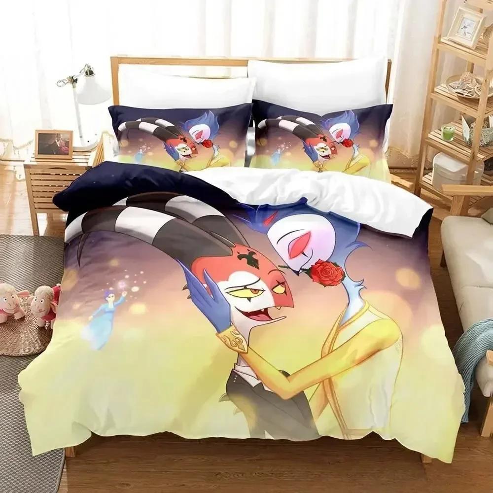 Loona Boss Bedding Set Single Twin Full Queen King Size Bed Set Adult Kid Bedroom Duvet Cover Sets 3D Anime Parure De Lit Bed