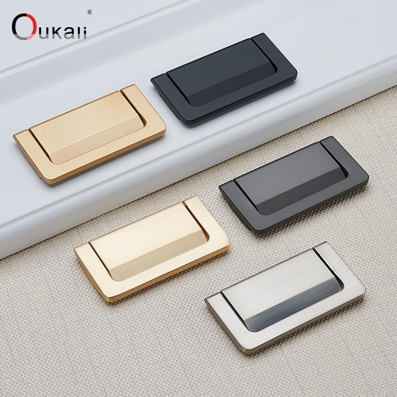 Modern Gold Finish Drawer Cabinet Handle Kitchen & Bedroom Dresser Door Pulls Office Use