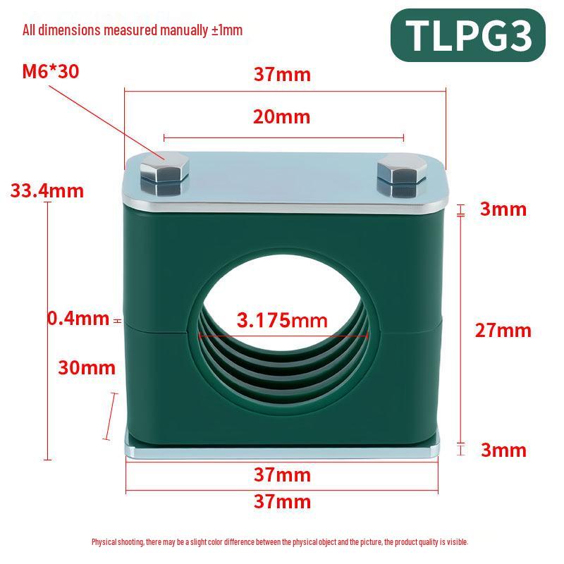 Stainless Steel TLPG3 Lightweight Plastic DIN3015 Hydraulic Pipe Clamp