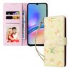 For Samsung Galaxy A05s 4G Case Floral Aesthetic RFID Blocking Leather Phone Cover
