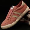 Men Breathable Leisure Shoes for Lightweight Flat Casual Canvas Sneaker Men Zapatos De Lona Hot Retro Green Vulcanize